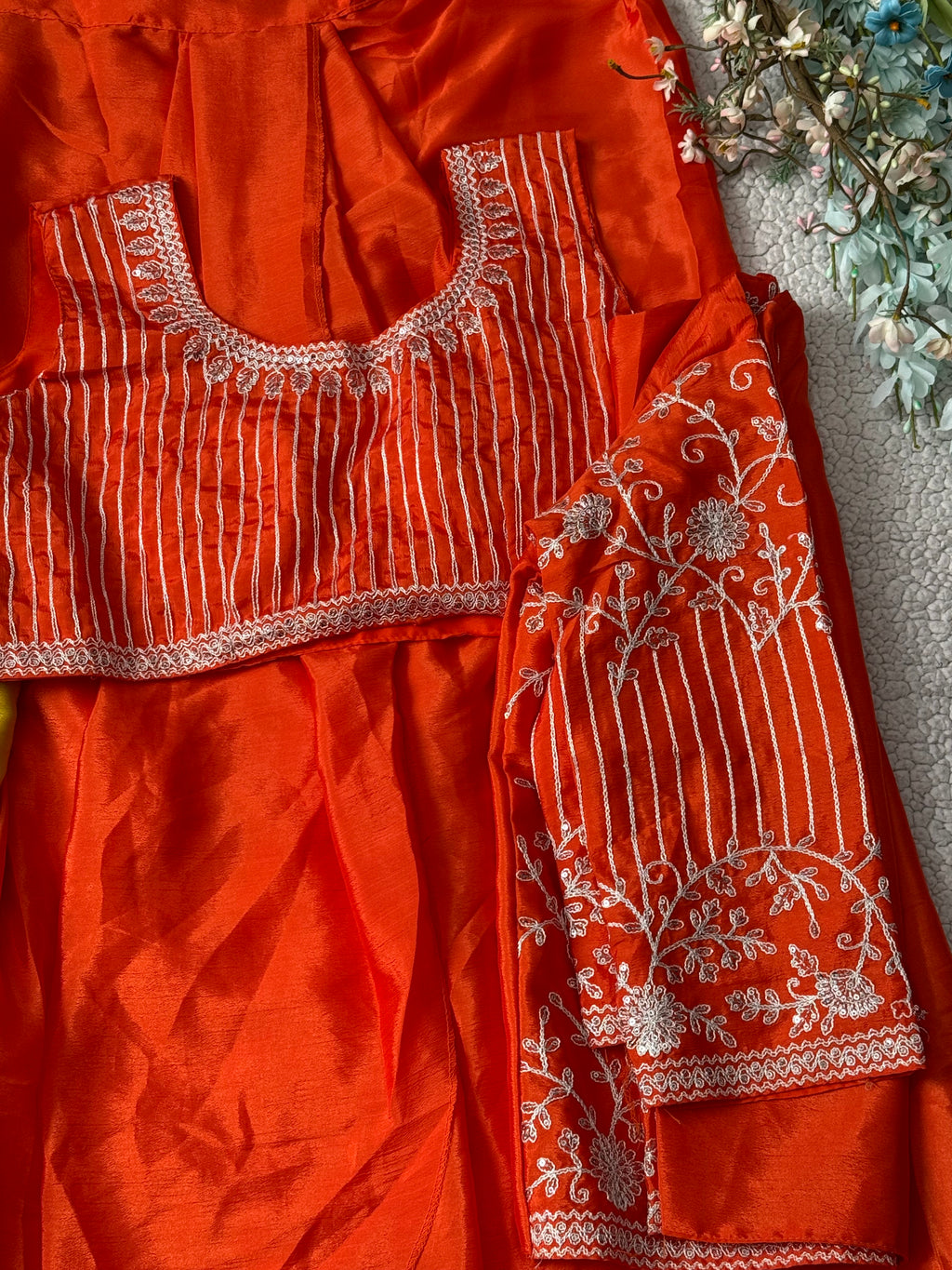 Chinon Party Wear Indo Western Dress