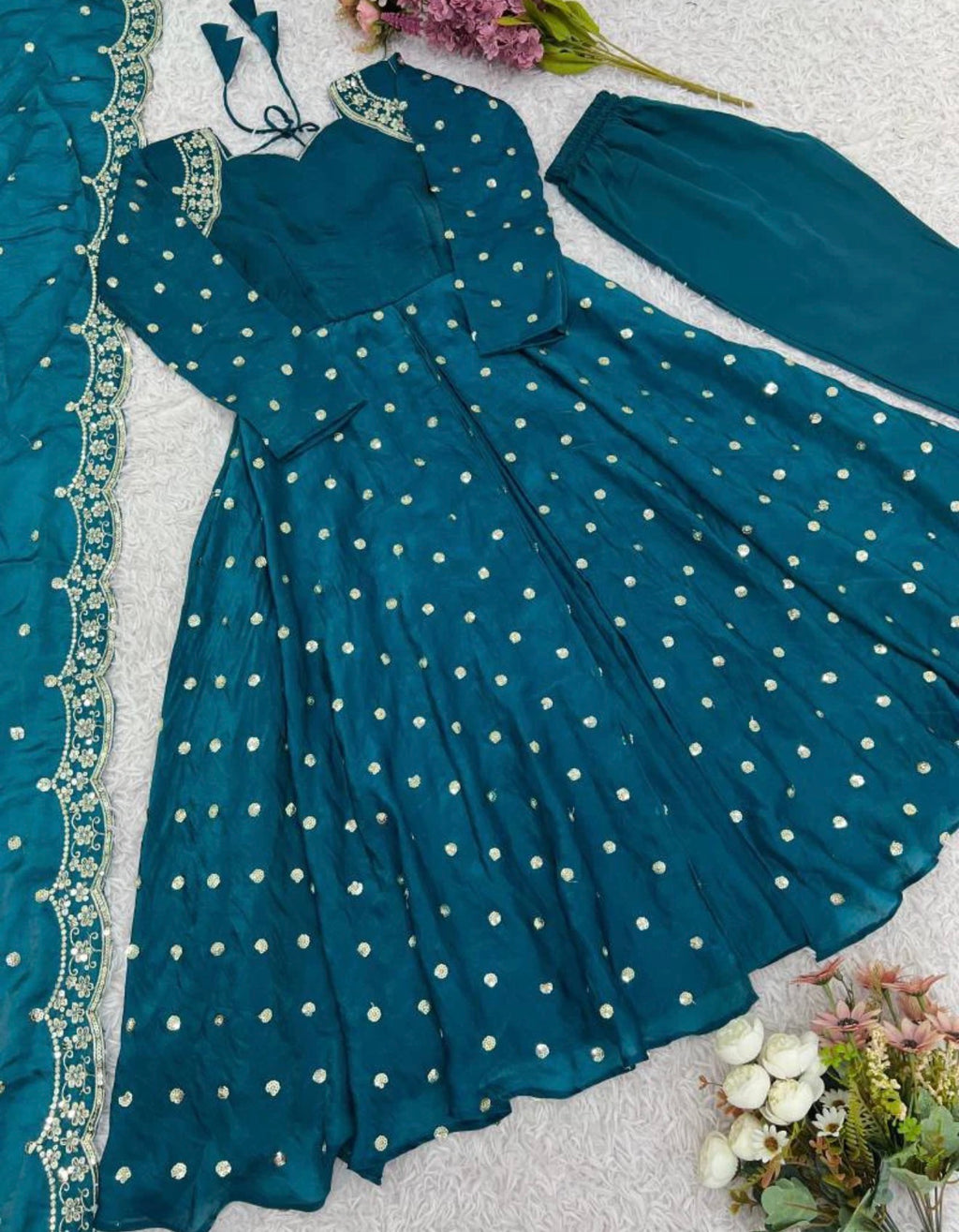 Women Fandy Silk Festive Wear Suit