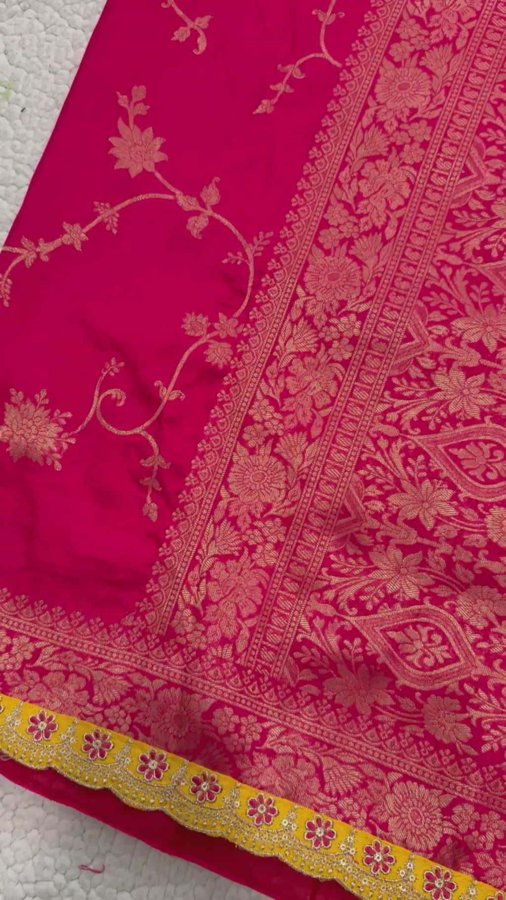 Dola Silk Saree with Embroidered Stitched Blouse