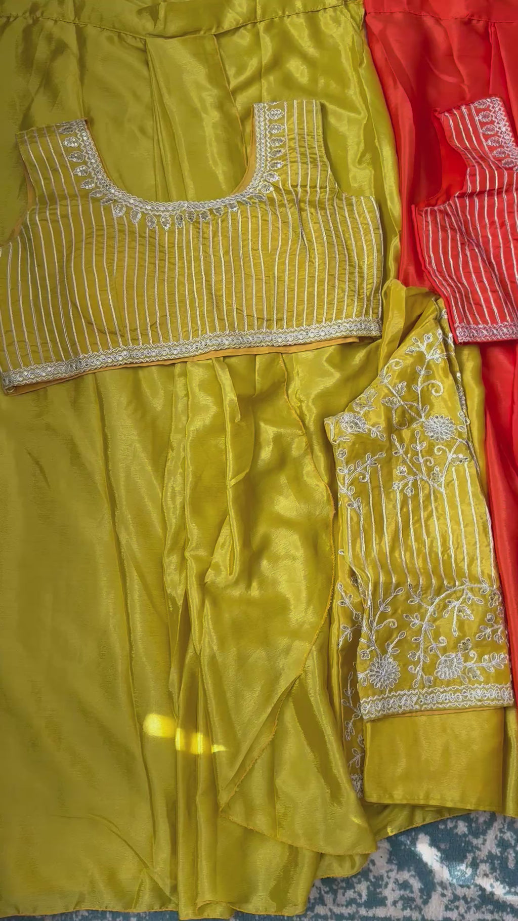 Chinon Party Wear Indo Western Dress