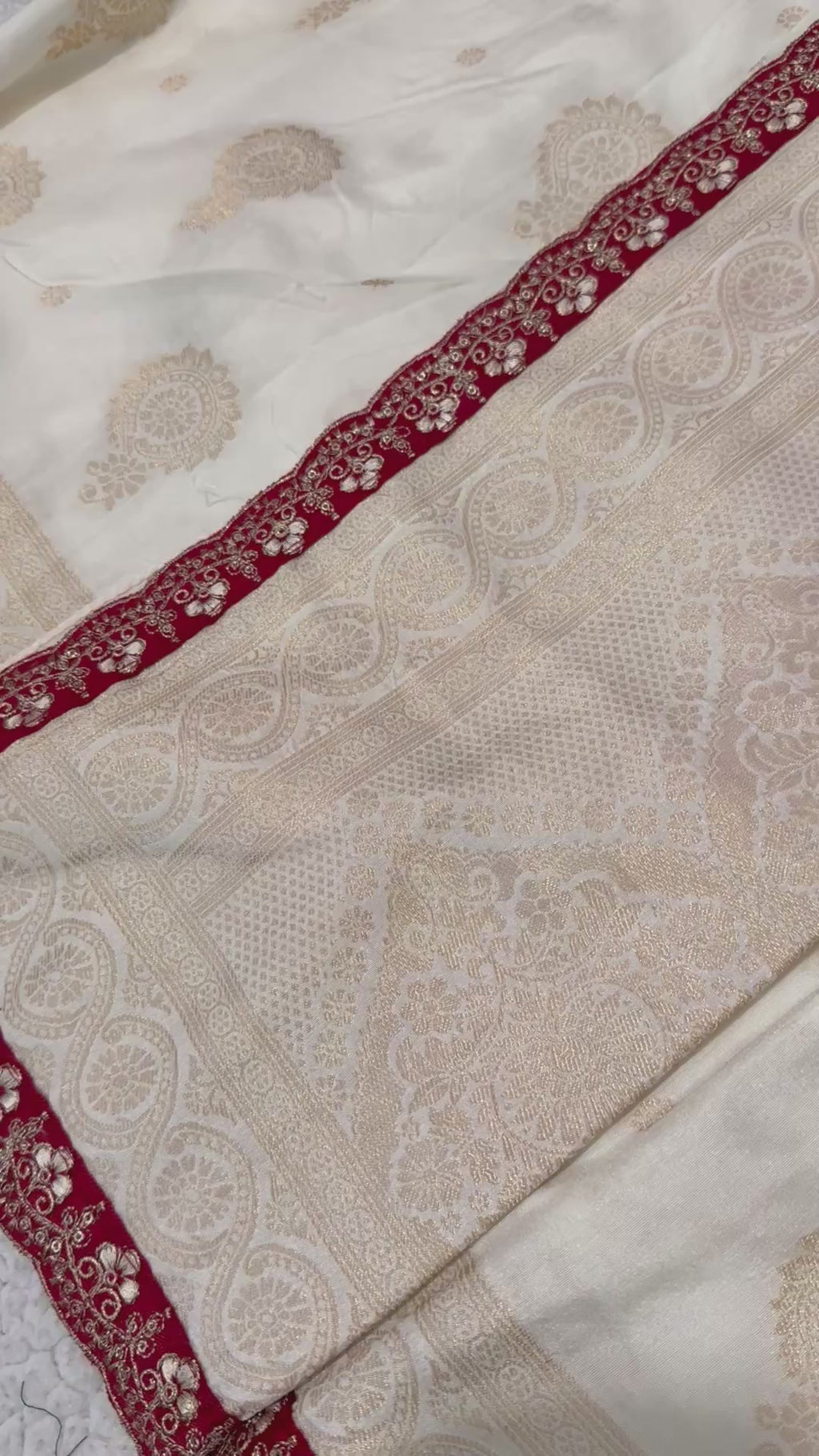 Dola Silk Saree with Embroidered Stitched Blouse